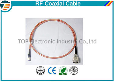 Латунный коаксиальный кабель RF отрезка провода скачки антенны с разъемом TNC