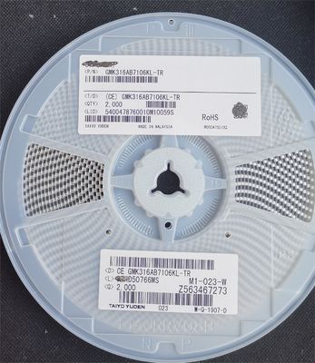 GMK316AB7106KL-TR 10μF 16В MLCC X5R 1206 ±10% Допуск Низкий ESR -55°C до +85°C AEC-Q200