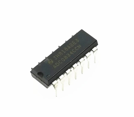 ADC0834CCN 8-битный ADC 4-канальный вход 5V Поставка серийного ввода/вывода низкой мощности от 0°C до +70°C Простой интерфейс MCU Экономичное решение