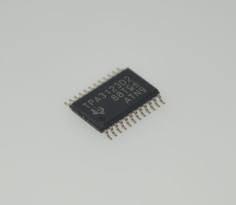 TPA3123D2PWPR Усилитель класса D 15 Вт стерео 92% КПД 8-26 В широкий вход Термозащита Низкий THD+N Запуск без щелчков Компактный TSSOP-28 Снижение EMI Hi-Fi аудио