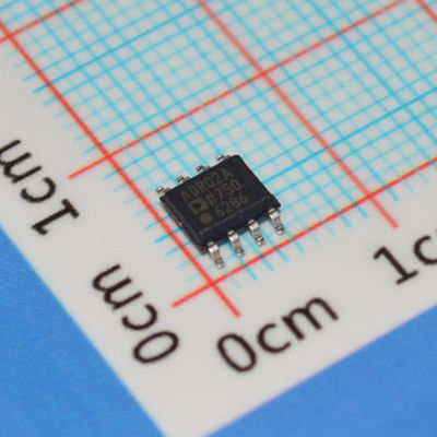 ADR02ARZ Прецизионный источник опорного напряжения 5,0 В, сверхнизкий уровень шума 4 мкВ (пик-пик), начальная точность 0,02%, дрейф 3 ppm/°C, выход 10 мА, диапазон 1,2 В - 15 В