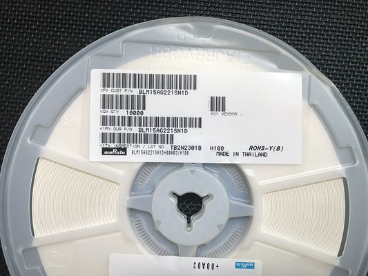 BLM15AG221SN1D 220Ω Ферритный шарик 0402 (1005 Мт) 1A Номинальный ток Высокая импеданс@100 МГц, широкая температура от -55°C до +125°C AEC-Q200