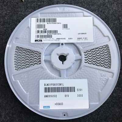 BLM31PG601SN1L 600Ом Ферритовая бусина 1206 Размер 3А Номинальный ток Высокое сопротивление на 100 МГц AEC-Q200 -55°C до +125°C