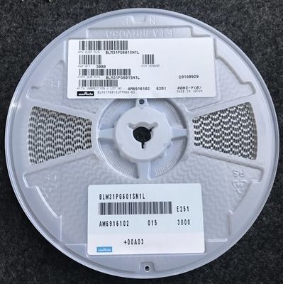 BLM31PG601SN1L 600Ом Ферритовая бусина 1206 Размер 3А Номинальный ток Высокое сопротивление на 100 МГц AEC-Q200 -55°C до +125°C