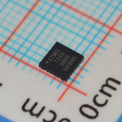 ATTINY24A-MUR 20 МГц 8-разрядный микроконтроллер, 2 КБ флэш-памяти, 128 Б ОЗУ, 12 контактов ввода/вывода, UART/SPI, 1.8-5.5 В, от -40°C до +85°C