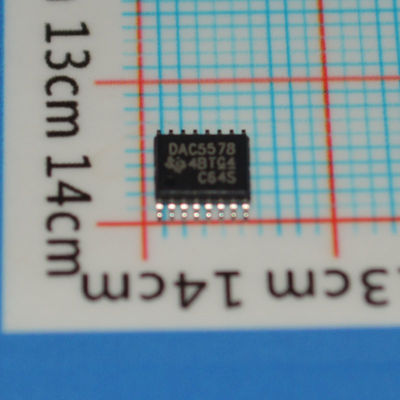 DAC5578SPWR 8-Ch 8-битный DAC I2C Интерфейс 2.7-5.5V, низкая мощность 0.4mA, ±1LSB INL TSSOP-16 -40°C до +105°C