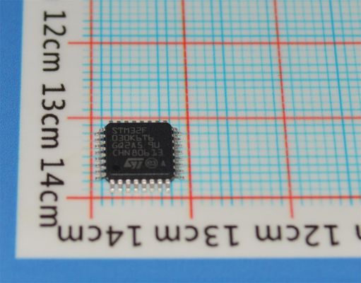 STM32F030K6T6 48MHz Cortex-M0 MCU 32KB Flash 4KB RAM 12-битный ADC 16 GPIOs LQFP-32 2.4-3.6V -40°C до +85°C Экономичный