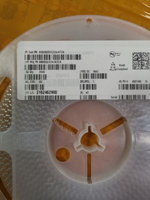 08055C224JAT2A 220nF MLCC 50V, X7R ± 5% Tol 0805 -55°C до +125°C Низкий ESR