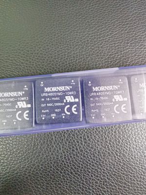 URB4805YMD-10WR3 5V 10Вт DC-DC преобразователь с широким входным диапазоном 4:1 (9-36В) КПД 94% SIP-7 -40°C до +85°C
