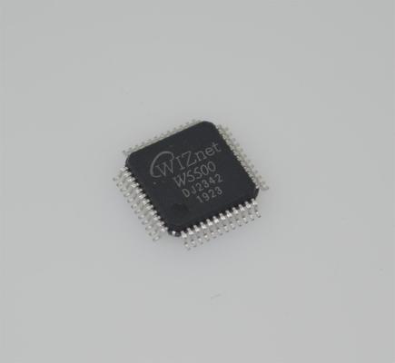 W5500 Проводный TCP/IP Чип SPI Интерфейс 10/100Mbps Ethernet 32KB Буфер 3.3V -40°C до +85°C