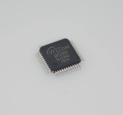 W5500 Проводный TCP/IP Чип SPI Интерфейс 10/100Mbps Ethernet 32KB Буфер 3.3V -40°C до +85°C