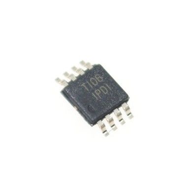 INA826AIDGKR Прецизионный инструментальный усилитель с низким уровнем шума, выходом rail-to-rail, широким диапазоном напряжений питания, низким энергопотреблением, высоким коэффициентом подавления синфазных помех и малым корпусом MSOP-8