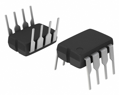 MC34152PG Драйвер для двух MOSFET транзисторов, пиковый ток 1.5A, питание 12В-18В, время нарастания/спада 50нс, DIP-8, -40°C до +85°C
