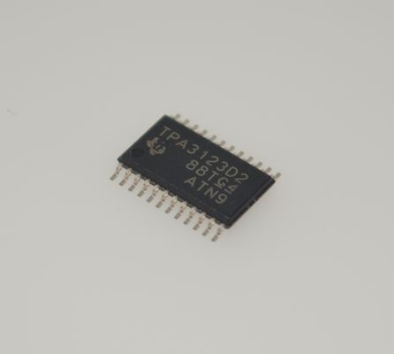 TPA3123D2PWPR Усилитель класса D 15 Вт стерео 92% КПД 8-26 В широкий вход Термозащита Низкий THD+N Запуск без щелчков Компактный TSSOP-28 Снижение EMI Hi-Fi аудио