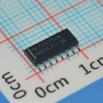 AM26C31IDR Высокоскоростной дифференциальный драйвер 32 Мбит/с RS-422/RS-485, 4 канала, защита от электростатического разряда ±15 кВ, широкий диапазон питания от 3 В до 5,5 В, от -40°C до +125°C, низкое энергопотребление и промышленный класс