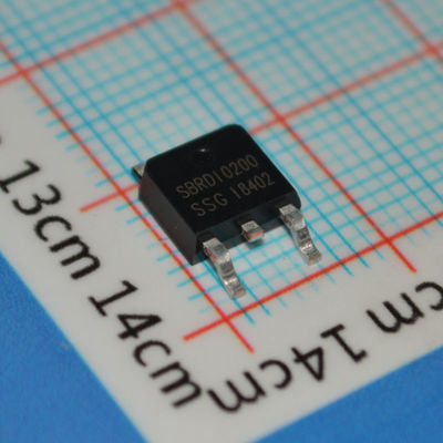 SBRD10200TR 100В 20А SBR мостовой выпрямитель с низким Vf, высокой эффективностью, <155°C TJ, импульсный ток, сертифицирован AEC-Q101 для автомобильных и промышленных приводов щеточных двигателей