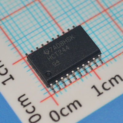 SN74HCT244DWR Трехпозиционный октальный буфер/драйвер линии с совместимостью HCT Speed LSTTL, выходами с высоким током, широким рабочим напряжением и сбалансированными задержками распространения