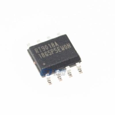 RT9018A-18GSP 300 мА миниатюрный LDO 1,8 В с фиксированным выходом, сверхнизкий уровень шума 55 мкВ RMS, высокое PSRR 70 дБ, входное напряжение от 1,2 В до 5,5 В, быстрый запуск, миниатюрный корпус SOT-23-5, идеально подходит для портативных/радиочастотных приложений