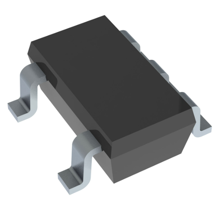 SN74CBTLV1G125DBVR 1-канальный переключатель низкого напряжения <5Ω Сопротивление в режиме действия 3.3V/2.5V Операция 0-5V Уровень перевода Ультранизкая мощность 10 нс Скорость SOT-23-5 Пакет позволяет горячее вставление