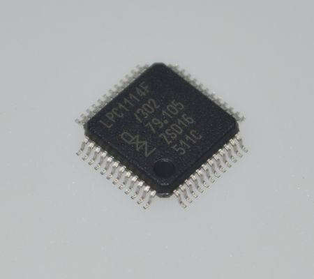 LPC1114FBD48/302 ARM Cortex-M0 32-разрядный микроконтроллер 50 МГц, 32 КБ Flash, 8 КБ SRAM, 12-битный АЦП, 42 GPIO, UART/SPI/I2C, низкое энергопотребление < 1 мкА в режиме глубокого сна