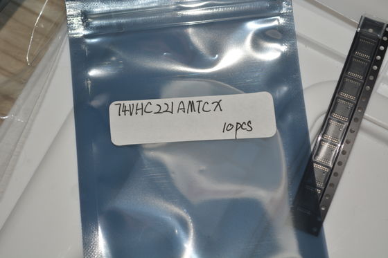 74VHC221AMTCX Двойной моностабильный мультивибратор с 2-5,5В работой 5.5V-толерантные входы 25mA выходный привод <10ns Функция перезагрузки ширины импульса низкое потребление энергии и пакет TSSOP-16