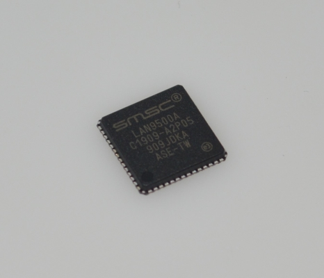 LAN9500A-ABZJ Усовершенствованный контроллер USB 2.0 - Ethernet 10/100 с высокоскоростным 480 Мбит/с интегрированным MAC/PHY и EEPROM, сверхнизкое энергопотребление, промышленный температурный диапазон, надежная защита от электростатического разряда и компактный 36-контактный QFN для встраиваемых систем