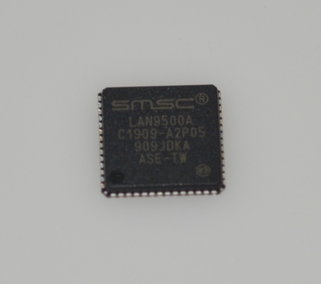 LAN9500A-ABZJ Усовершенствованный контроллер USB 2.0 - Ethernet 10/100 с высокоскоростным 480 Мбит/с интегрированным MAC/PHY и EEPROM, сверхнизкое энергопотребление, промышленный температурный диапазон, надежная защита от электростатического разряда и компактный 36-контактный QFN для встраиваемых систем