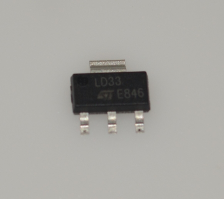 LD1117S33CTR 3,3 В LDO регулятор напряжения с выходным током 1 А, низким падением напряжения, высокой точностью, защитой от перегрузки по току и перегрева, стабильный с керамическими конденсаторами, корпус SOT-223