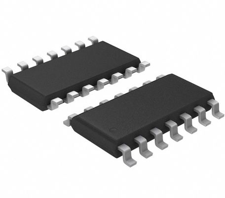 SN74LV00ADR 4-канальный 2-входовый NAND-логический элемент с широким диапазоном питания 2 В - 5,5 В, скорость 8 нс, технология КМОП с низким энергопотреблением, высокая помехоустойчивость, стандартный корпус SOIC-14