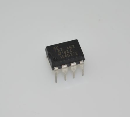 AD797ANZ Ультранизкий шум (0,9 нВ/√Гц) Op Amp с дрейфом 0,1 мкВ/°C 110 дБ CMRR 8-Pin DIP 80 МГц Прирост полосы передачи высокая скорость (20 В/μs) для приложений с высокоточным прибором