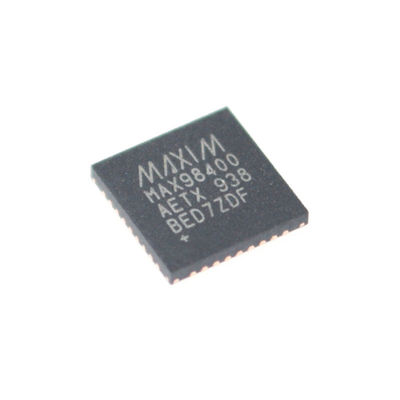 MAX98400A Усилитель класса D с выходной мощностью 20 Вт, КПД 92%, управлением I2C, встроенным повышающим преобразователем, запуском за 8 мс, полной защитой и шумом 6,5 мкВ для портативного аудио премиум-класса