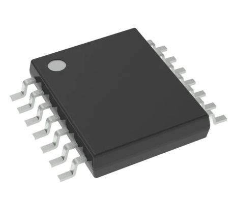 SN74LVC14APWR 6-канальный инвертор Шмитта с широким диапазоном VCC 1,65-5,5 В, максимальное tp 10 нс, низкий ток ICC 0,5 мкА, выходной ток ±24 мА, защита от электростатического разряда HBM, корпус TSSOP-14, диапазон температур от -40°C до +125°C