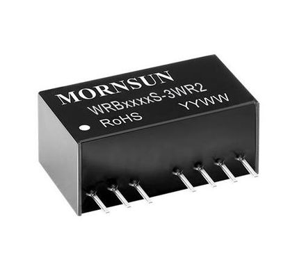 WRB4824S-3WR2 Усовершенствованный источник питания 48 В 2,4 кВт на DIN-рейку Сверхширокий вход 85-264 В переменного тока Пиковая мощность 300%, активный PFC Низкий ток утечки Рабочая температура от -40°C до +85°C Защита IP67 Устойчивость к помехам C1/C2 и готовность к 5G