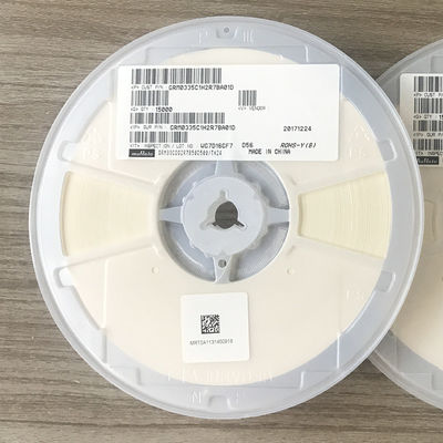 Крошечная 2,7pF 0402 MLCC Высокое напряжение 50V C0G/NP0 Стабильность высокая Q низкая потеря безгалогенная лента и катушка для автомобильных и промышленных применений