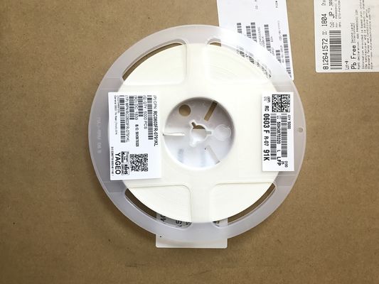 RC0603FR-0791KL 91 кОм Прецизионный резистор, корпус 0603, допуск 1%, ТКС 100 ppm/°C, мощность 0.1 Вт, тонкопленочная технология, безгалогенный, RoHS, для медицинского и испытательного оборудования