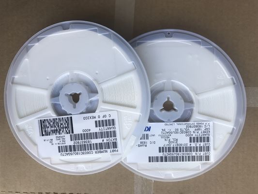 C0603C180J5GACTU 18pF Ceramic Capacitor 50V Rating C0G Dielectric 0603 Case ±5% Tolerance Ultra-Stable Low Loss Ideal for High-Frequency & RF Circuits