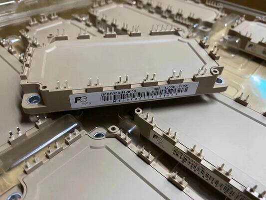 7MBR35SB120-50 1200В/35А Семикомпонентный IGBT-модуль со встроенной тормозной схемой, встроенным NTC, низким VCE(sat), высокоскоростным переключением, компактной структурой, промышленного класса для приводов переменного тока и систем ИБП