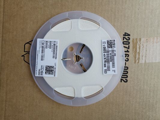 Высокоточный X7R 10nF MLCC в пакете 0805 с номинальной мощностью 50 В низкая ESR/ESL стабильная температура производительность без свинца Соответствие RoHS для надежного отключения питания и фильтрации сигнала