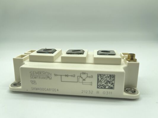 SKM400GAR12E4 1200V 400A IGBT модуль, низкое Vce(sat), высокая устойчивость к короткому замыканию, низкие потери при переключении, высокая изоляция, промышленный класс, для солнечных инверторов и мощных ИБП