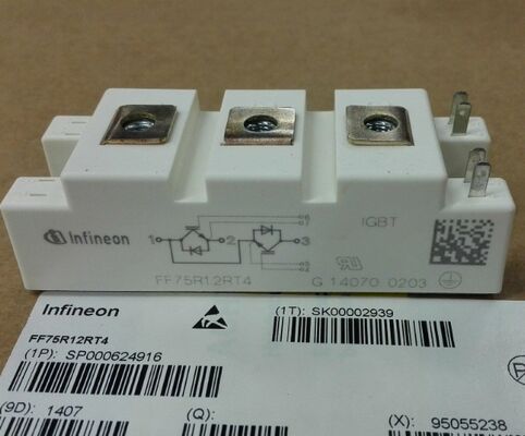 FF75R12RT4 1200V 75A IGBT модуль, низкое Vce(sat), высокая устойчивость к короткому замыканию, низкие потери при переключении, высокая изоляция для промышленных приводов и инверторов ИБП