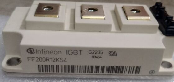 FF200R12KS4 1200В 200А IGBT-модуль Низкое VCE(sat) Высокая устойчивость к короткому замыканию Низкие потери при переключении Высокая изоляция Для промышленных приводов двигателей и мощных ИБП