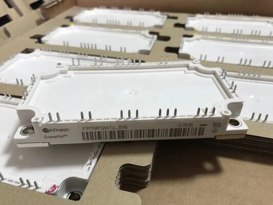 FP75R12KT4 B16 1200V 150A PIM IGBT Модуль Тренч Поле Стоп Низкий VCE ((sat) 2,25V Интегрированный выпрямитель и NTC Медная основополагающая плита 150 °C Работа для моторных приводов и UPS