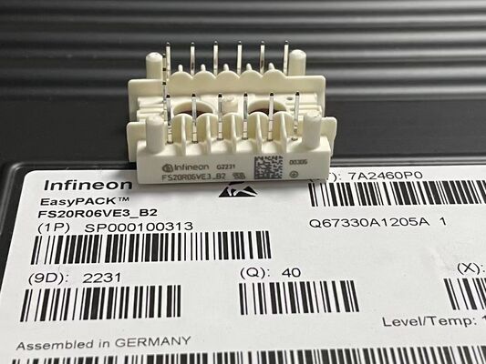 FS20R06VE3_B2 600V 20A IGBT Модуль Trenchstop Технология Низкое VCEsat Быстрое переключение Интегрированный NTC PressFIT Контакт Высокая плотность мощности ECONOIM-3 для приводов