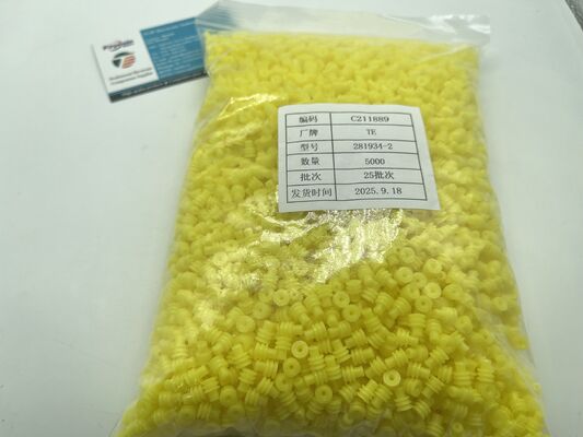 281934-2 2-позиционный разъем 2,5 мм с прямым углом, штыревой, с фиксацией трением, поляризованный, луженый для промышленного и автомобильного применения