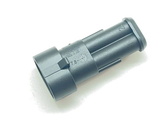 282104-1 2 Позиции 5.0мм Шаг Разъем Провод-к-Плата Вертикальный Сквозное Отверстие С Корпусом Фрикционный Замок Поляризованный UL 94V-0 для Блоков Питания и Промышленной Автоматики