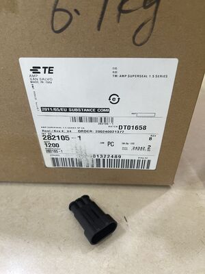 282105-1 3 Положение 5,0 мм проходная прямая к панели заголовка вертикальная через отверстие обтянутое фрикционное блокировка поляризованный 9A рейтинг для источников питания и промышленного управления