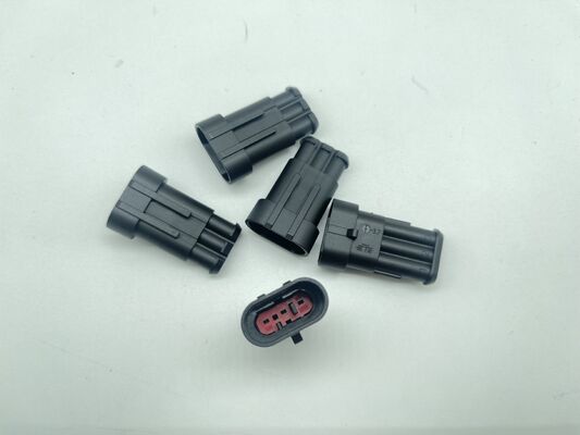 282105-1 3 Положение 5,0 мм проходная прямая к панели заголовка вертикальная через отверстие обтянутое фрикционное блокировка поляризованный 9A рейтинг для источников питания и промышленного управления