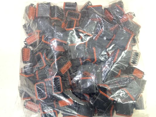 DT06-12SB 12 Положение 4,19 мм Пич Автомобильный соединитель Черный приемник Крип корпус Wedgelock Интегрированный замок IP68 Запечатанный 13A Рейтинг для суровой среды проводки