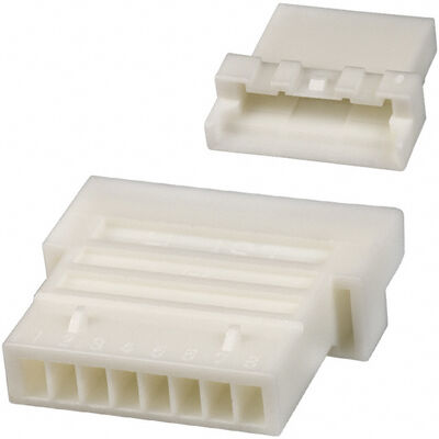 PALR-08VF 8-позиционный корпус разъема с шагом 2,0 мм. Розетка серии PA. Обжимная клемма. Позитивный замок. Компактная конструкция. Номинальный ток 3 А, 100 В переменного тока для соединений «провод-плата».