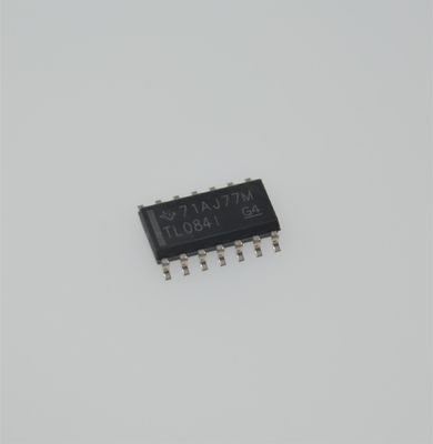 TL084IDR Четырехканальный операционный усилитель JFET 4 МГц полоса пропускания 13 В/мкс скорость нарастания ±18 В питание 3 пА входной ток смещения SOIC-14 -40°C до +125°C